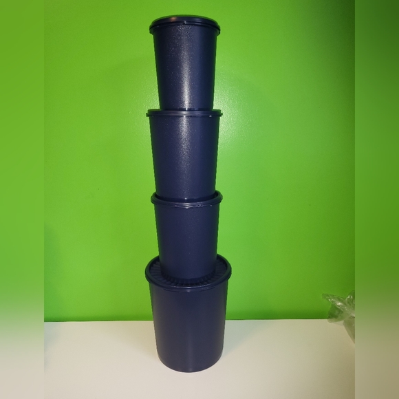 Tupperware 4-pc Decorator Canister Set - Picture 3 of 5